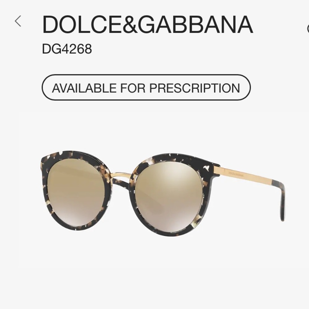 Brand new Dolce & Gabbana cat eye sunglasses